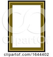Poster, Art Print Of Black And Gold Photo Frame