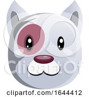 Poster, Art Print Of Happy Dog Face Avatar