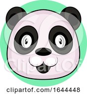 Poster, Art Print Of Cartoon Panda Face Avatar