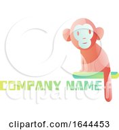 Poster, Art Print Of Monkey And Sample Text