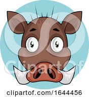 Cartoon Boar Face Avatar