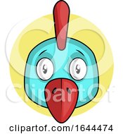 Poster, Art Print Of Cartoon Bird Face Avatar