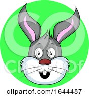 Poster, Art Print Of Cartoon Rabbit Face Avatar