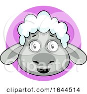 Cartoon Sheep Face Avatar