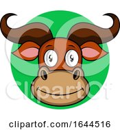 Cartoon Buffalo Face Avatar
