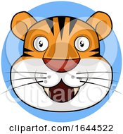 Poster, Art Print Of Cartoon Tiger Face Avatar