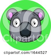 Cartoon Koala Face Avatar