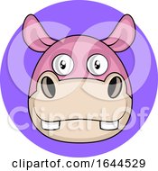 Cartoon Hippo Face Avatar