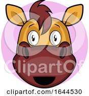 Cartoon Horse Face Avatar