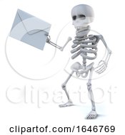3d Skeleton Has Mail