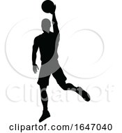 Poster, Art Print Of Basketball Player Silhouette