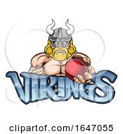 Poster, Art Print Of Viking Cricket Sports Mascot
