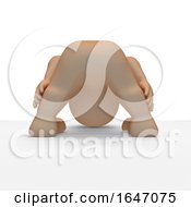 Poster, Art Print Of 3d Morph Man In Yoga Pose