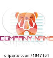 Bulldog Logo Design With Sample Text