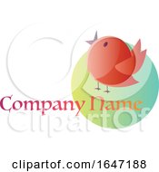 Poster, Art Print Of Bird Logo Design With Sample Text