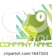 Poster, Art Print Of Frog Logo Design With Sample Text