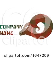 Poster, Art Print Of Ram Logo Design With Sample Text