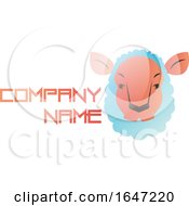 Poster, Art Print Of Sheep Logo Design With Sample Text