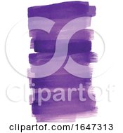 Poster, Art Print Of Purple Watercolor Strokes