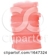 Poster, Art Print Of Pink Watercolor Strokes