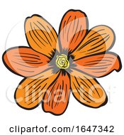 Poster, Art Print Of Orange Flower