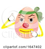 Poster, Art Print Of Egg Character Gesturing To Call Them