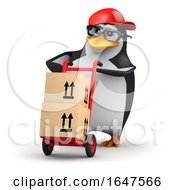 3d Courier Penguin by Steve Young