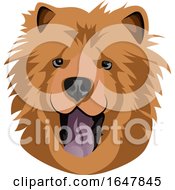 Poster, Art Print Of Chow Chow Dog Face