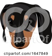 Poster, Art Print Of Min Pin Dog Face