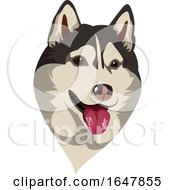 Poster, Art Print Of Husky Dog Face
