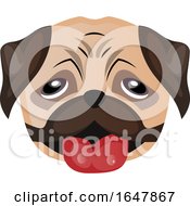 Pug Dog Face