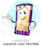 Poster, Art Print Of Cell Phone Mascot Character With A Note Screen