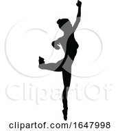 Ballet Dancing Silhouette