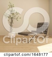 3D Contemporary Living Room Interior And Modern Furniture