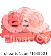 Poster, Art Print Of Resting Brain Character Mascot