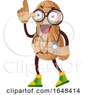 Poster, Art Print Of Cartoon Doctor Peanut Mascot Character
