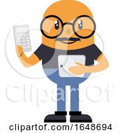 Poster, Art Print Of Man With Calculator