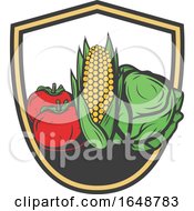 Poster, Art Print Of Produce In A Shield