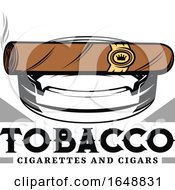 Poster, Art Print Of Cigar And Ash Tray