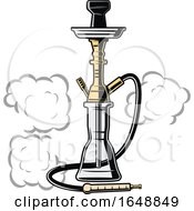 Hookah And Smoke by Vector Tradition SM
