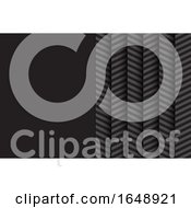 Chevron Pattern Business Card Background
