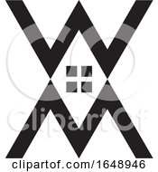 Black And White M W Letter Design by Lal Perera