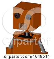 Redish Orange Mech With Box Head And Vent Mouth And Red Eyed
