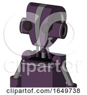 Purple Mech With Droid Head And Two Eyes