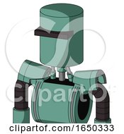Green Mech With Cylinder Head And Black Visor Cyclops