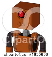 Brownish Droid With Box Head And Toothy Mouth And Cyclops Eye