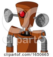 Brownish Droid With Cylinder Conic Head And Cyclops Eye