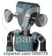 Poster, Art Print Of Blue Mech With Droid Head And Two Eyes