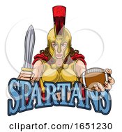 Spartan Trojan Gladiator Football Warrior Woman