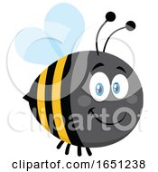 Poster, Art Print Of Cartoon Chubby Bumble Bee